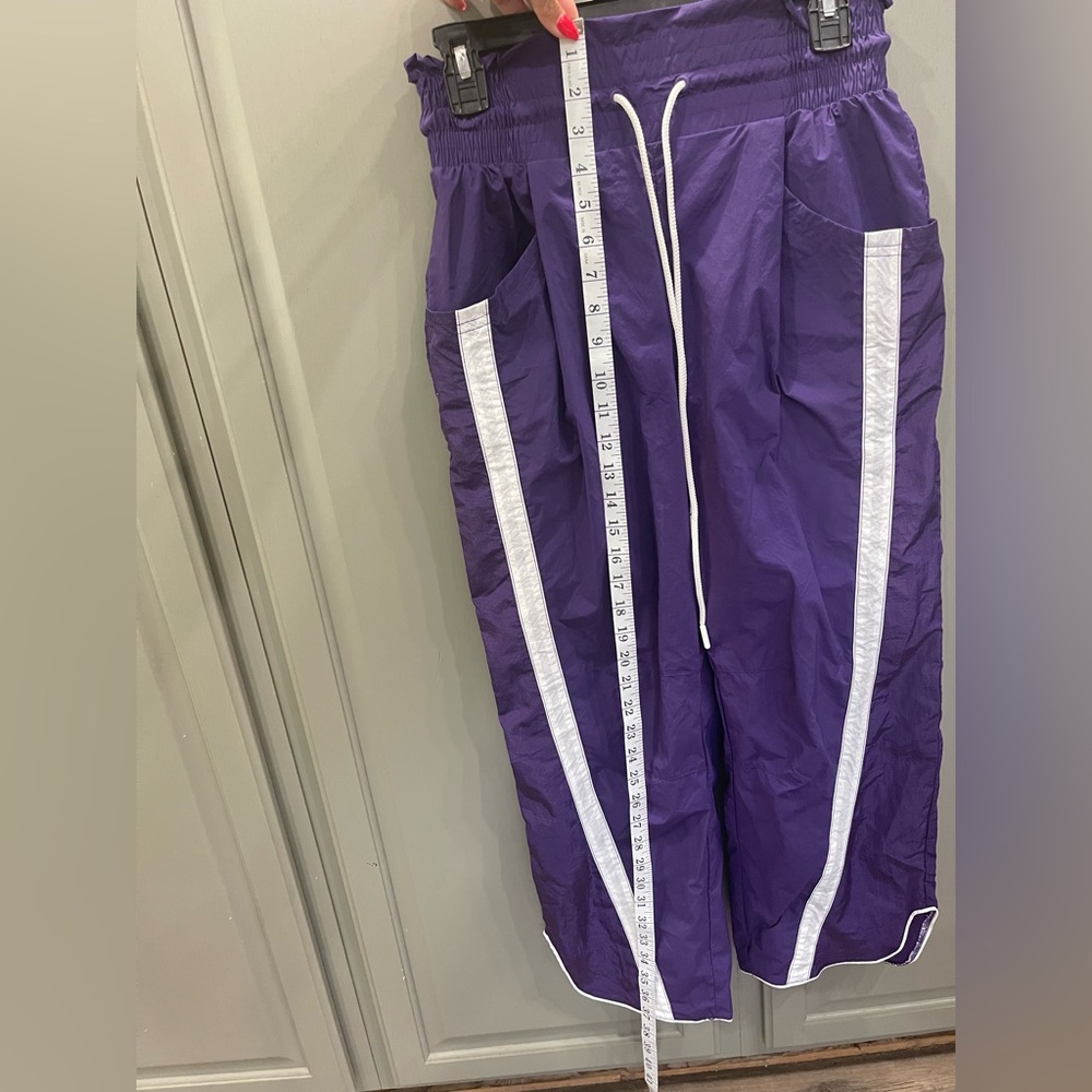 Free People Dark Amethyst Track Pants NWT - Picture 6 of 7